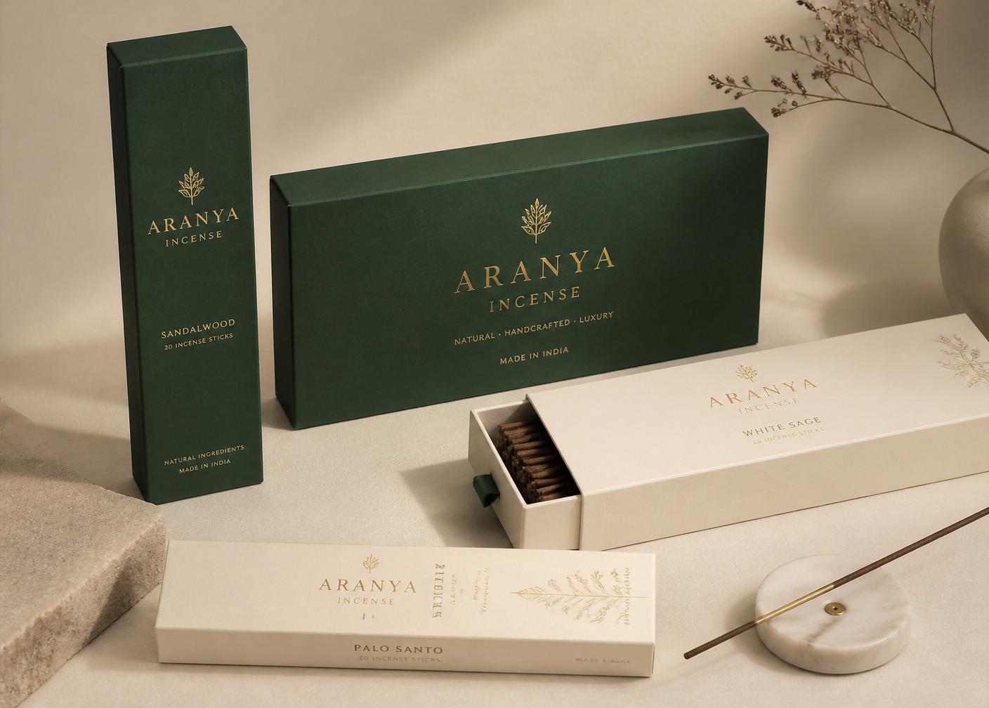 Luxury private label incense packaging